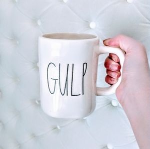 NEW! RAE DUNN M STAMP GULP MUG